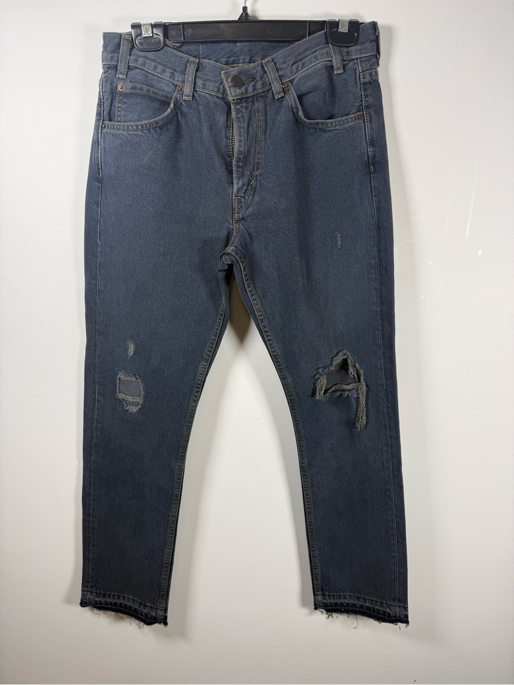 ✨ LEVI | 505C Distressed Dark Wash Jeans Size 27